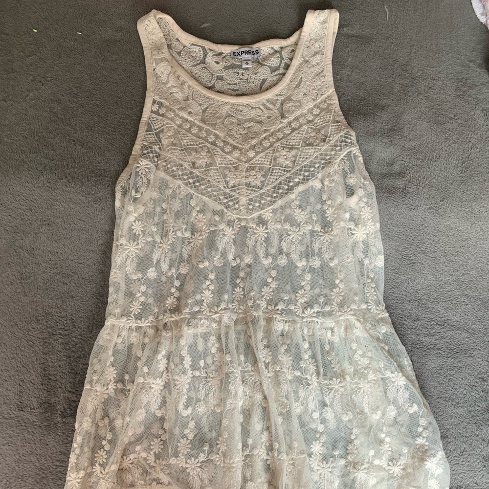 sheer lacy tank!